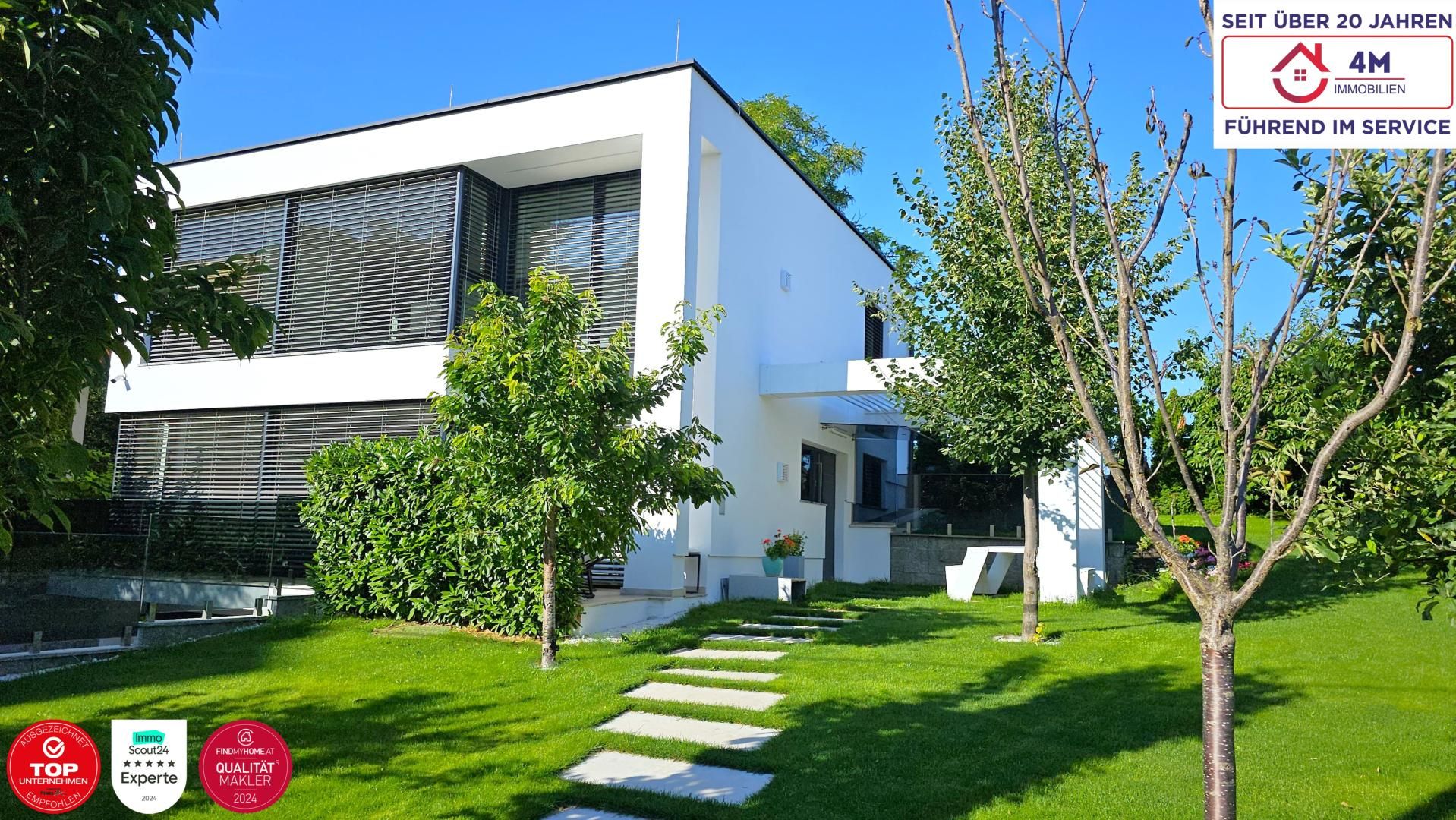 ✨7 Zimmer Luxus‑Villa auf Eigengrund - High‑End‑Qualität, intelligente Haustechnik & Alte Donau-Nähe   