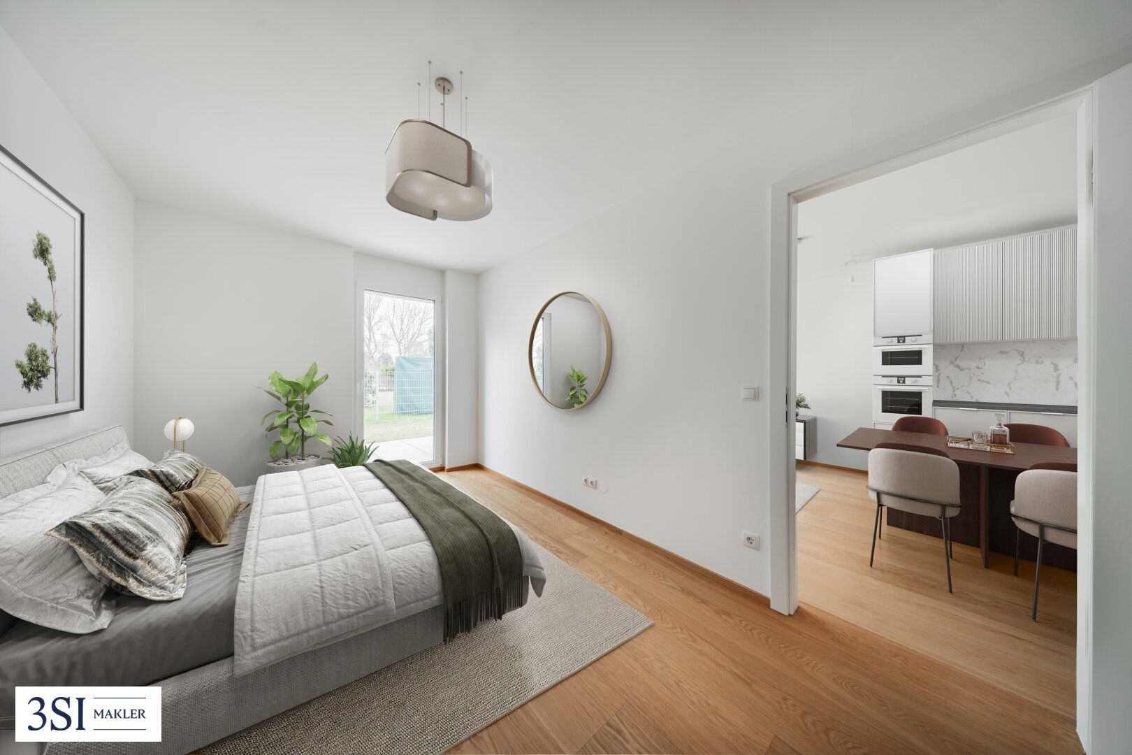 Riverside Living Alte Donau: Moderne 2-Zimmer-Eigentumswohnung mit Terrasse und Garten - PROVISIONSFREI!