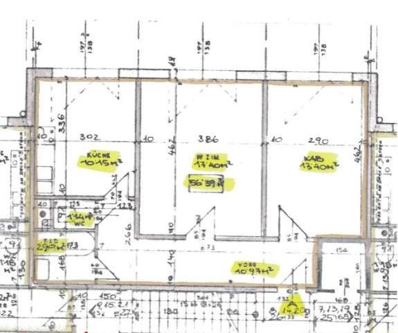 AUGARTEN Neubauwohnung: zwei Zimmer + separate Küche in Hofruhelage, Grünlage