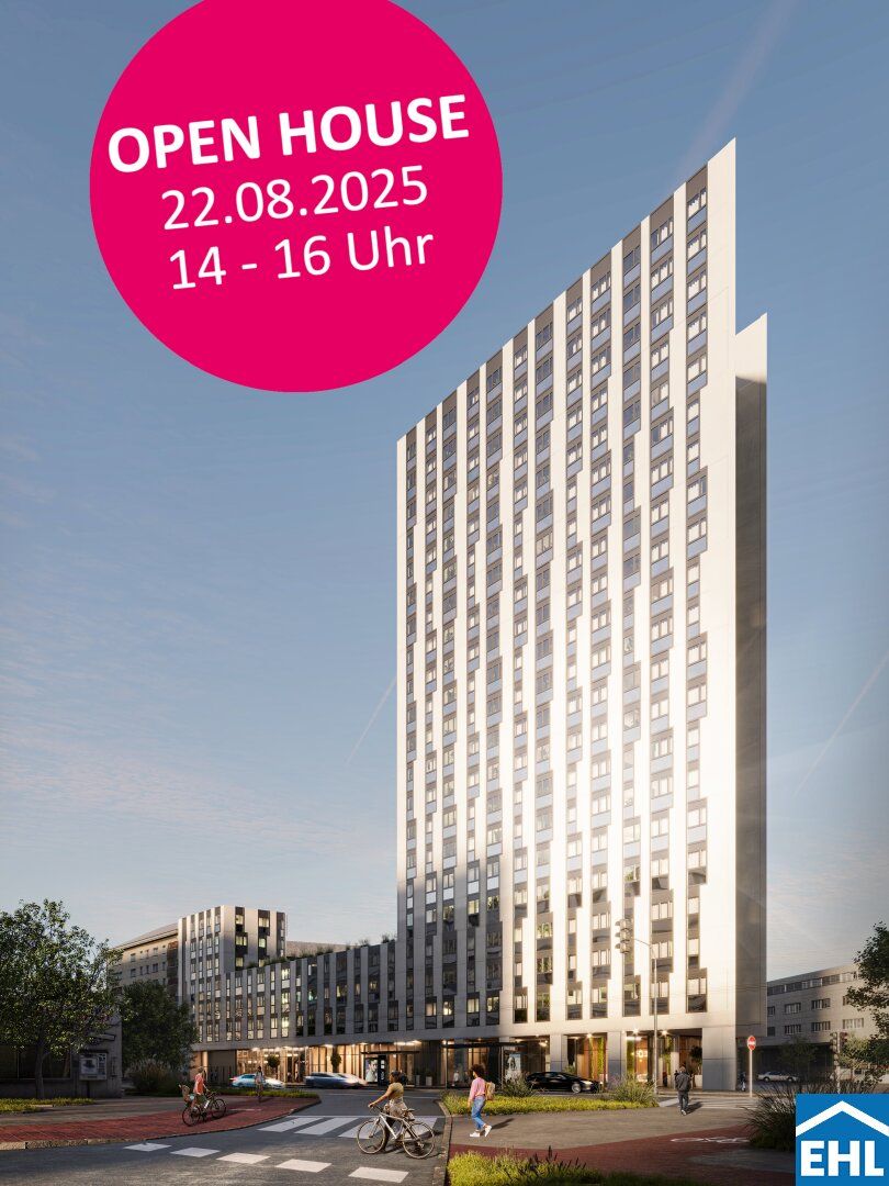OPEN HOUSE AM FREITAG 22.08 von 14.00 Uhr bis 16.00 Uhr - Bulgariplatz 11 OHNE VORANMELDUNG