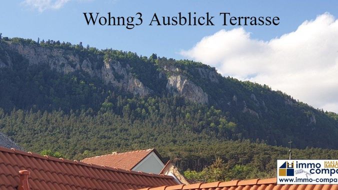 Ausblick von der Terrasse Whng3