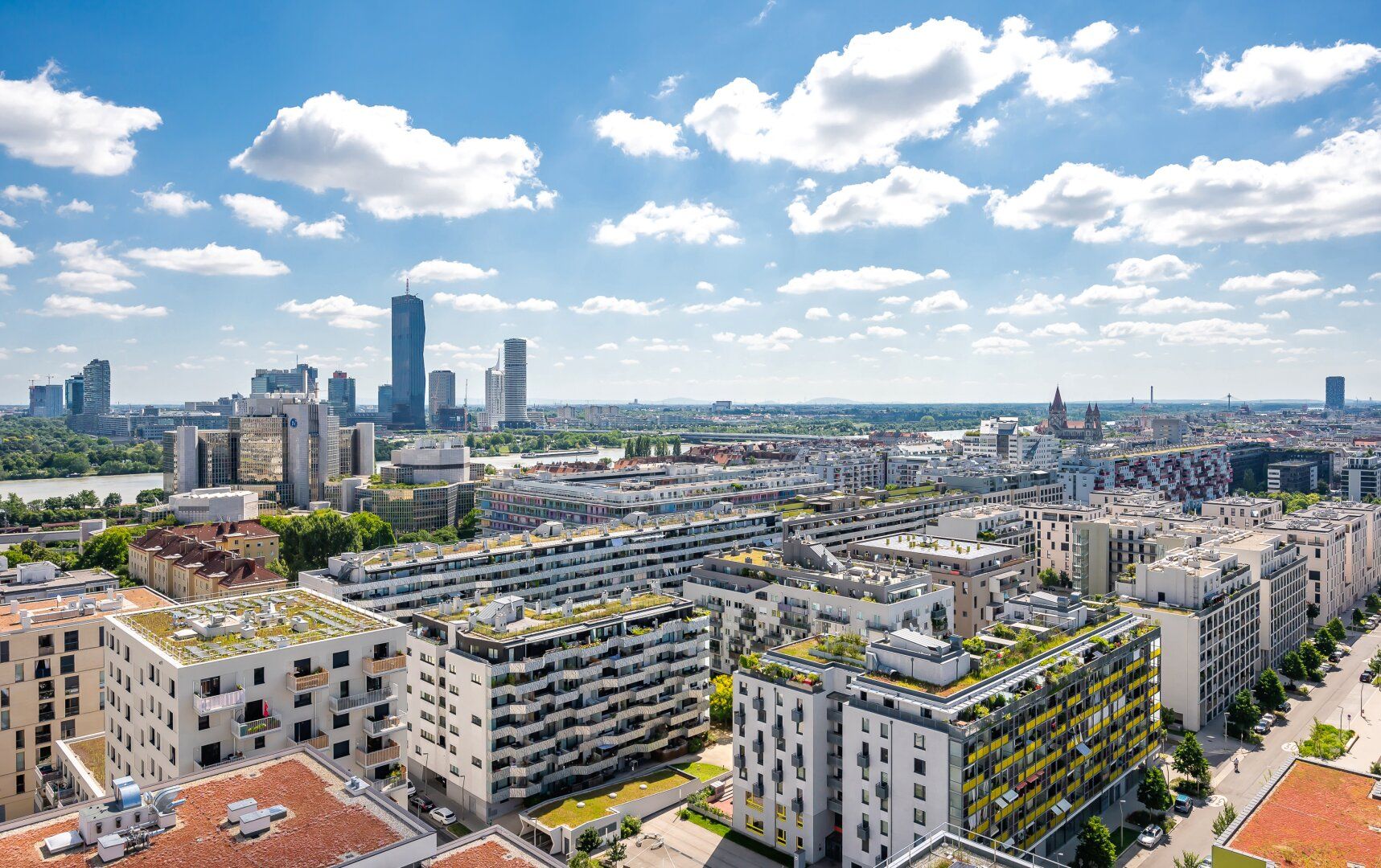 WEITBLICK über den Dächern Wiens - RIESENRAD PANORAMA (T181)