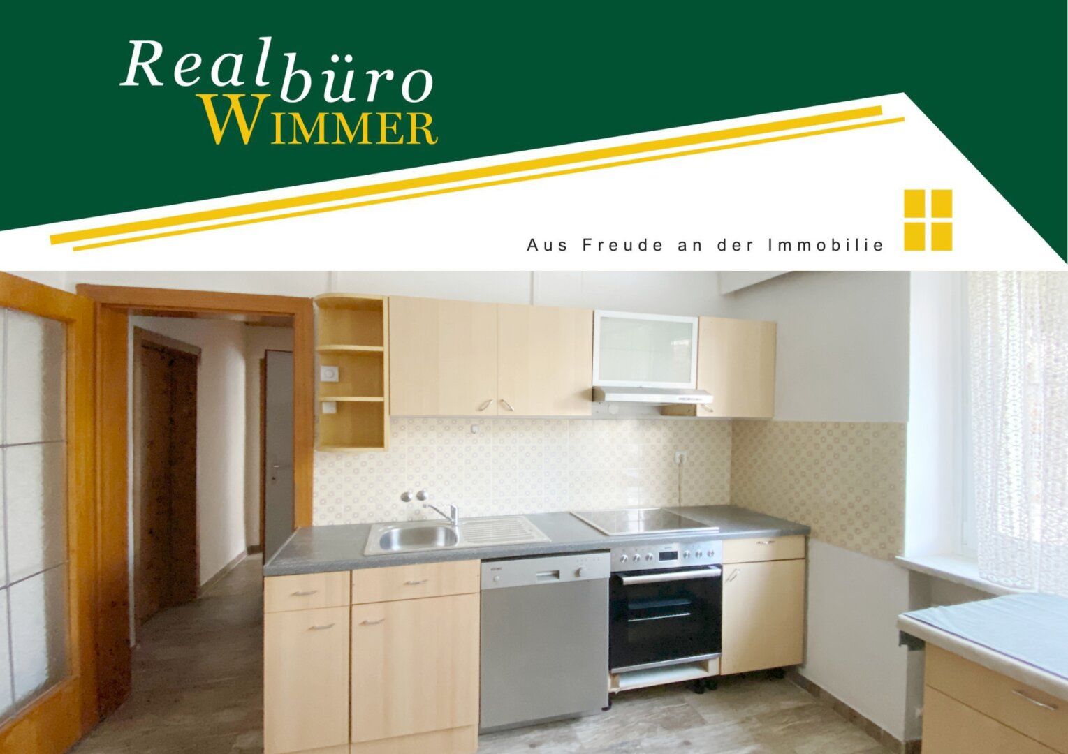 Zentrumsnahe 3-Zimmer-Wohnung mit Garten