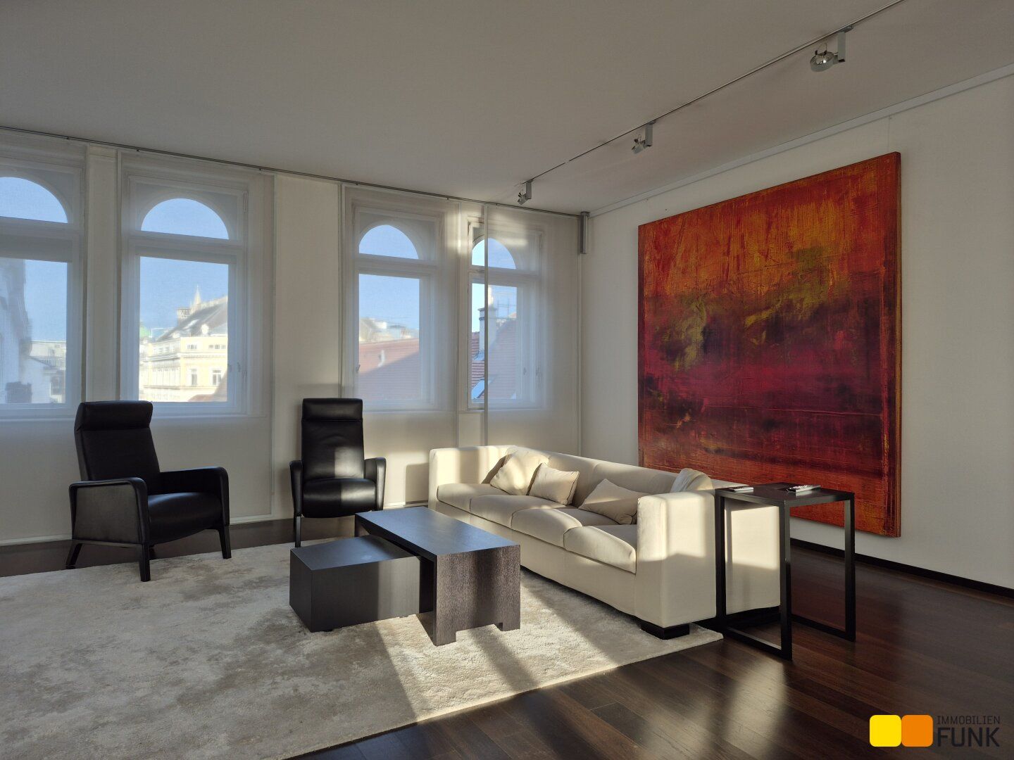 Drei Etagen Penthouse mit Blick auf den Stephansdom