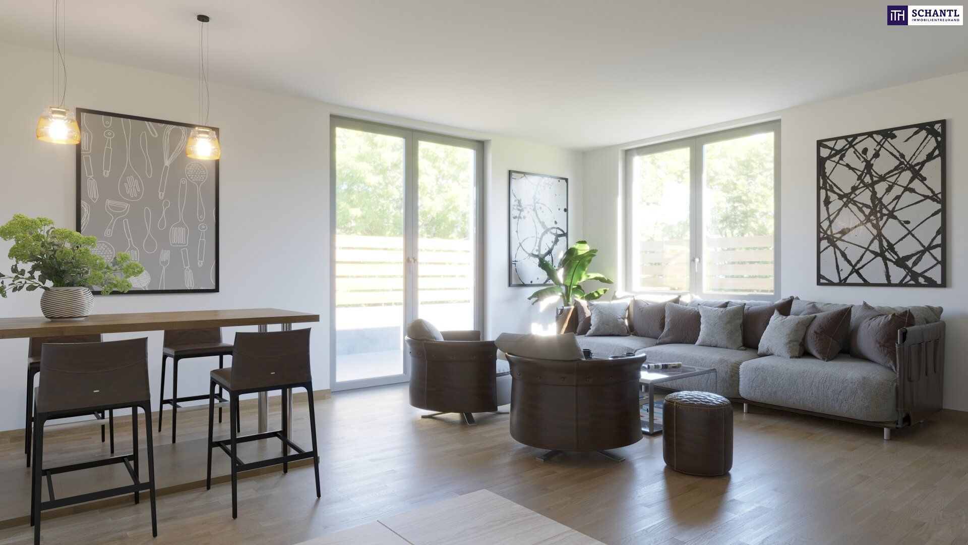 Mehr Raum I Mehr Grün I Mehr Lebensqualität: Großzügige 4-Zimmer Gartenwohnung mit privatem Gartenparadies in traumhafter Grünruhelage!