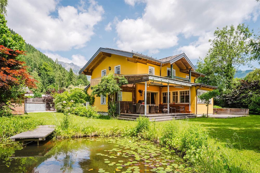 Zuhause in den Bergen!  Familienidyll mit Naturschwimmteich und Bergblick in Werfenweng