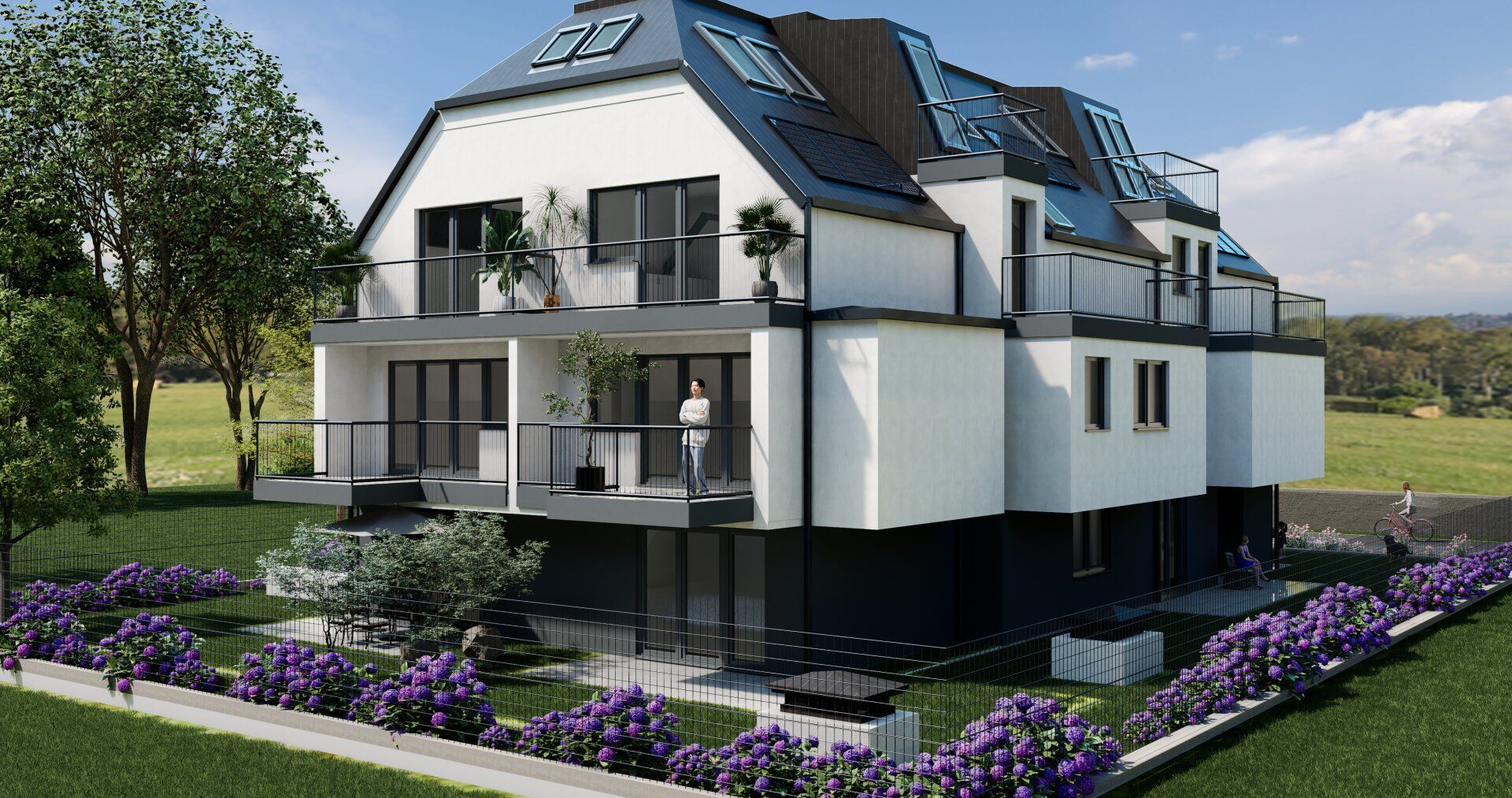 Erstbezug! 3-Zimmer Wohnung mit Loggia und Balkon, Nähe Oberen Mühlwasser