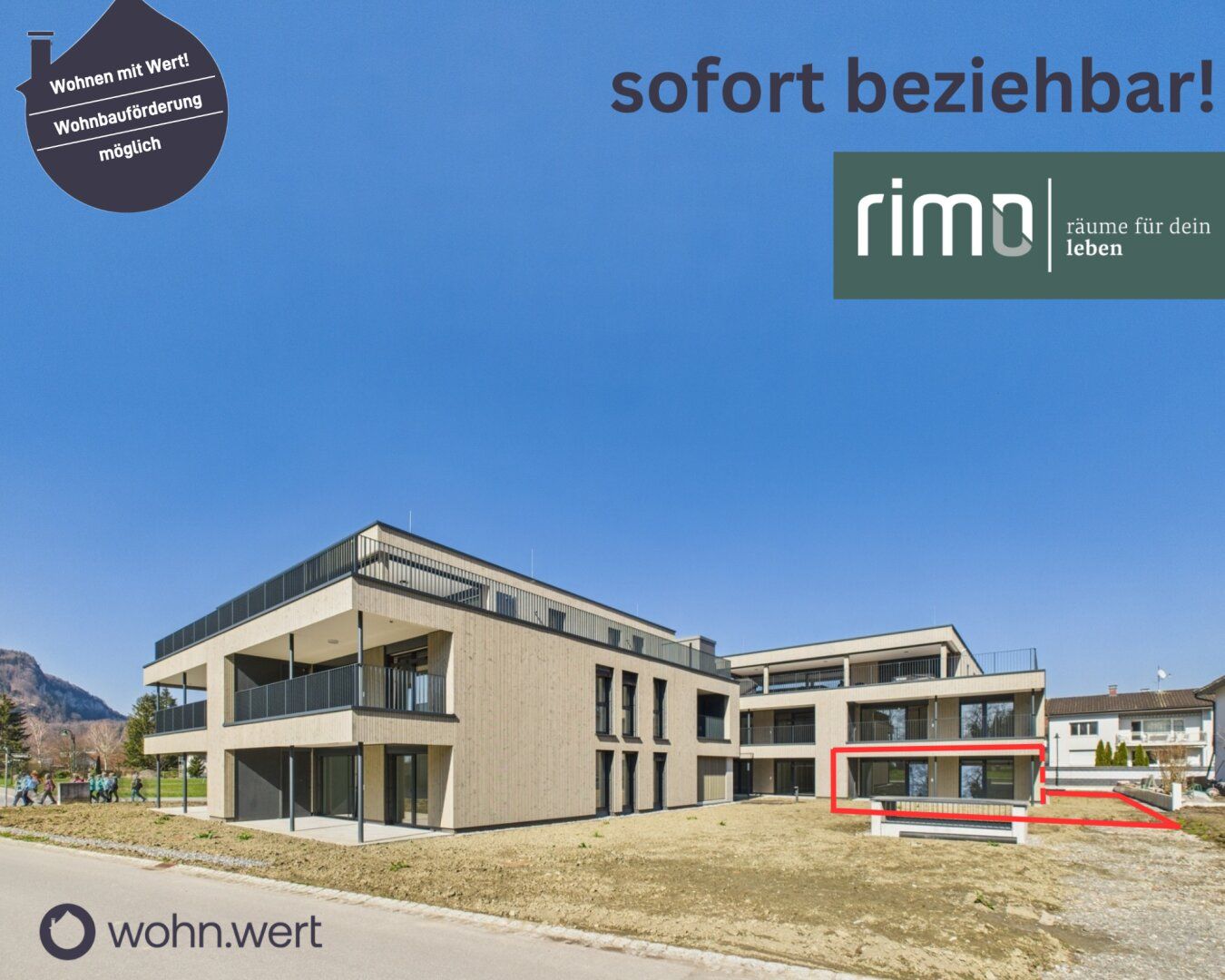 4-Zimmer-Gartenwohnung in Götzis - Ruhelage / Top A4