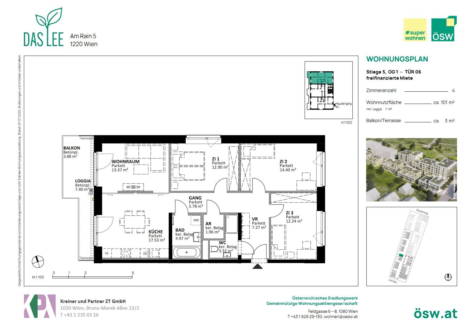 Wohnung – Wien, Breitenlee - Ansicht 2
