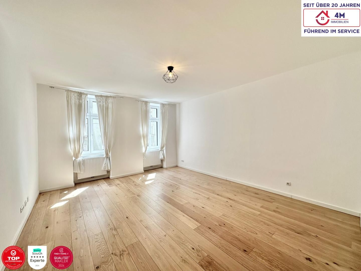 Lichtdurchflutete & ruhige 4-Zimmer-Wohnung im 3. Bezirk - top Lage & Anbindung