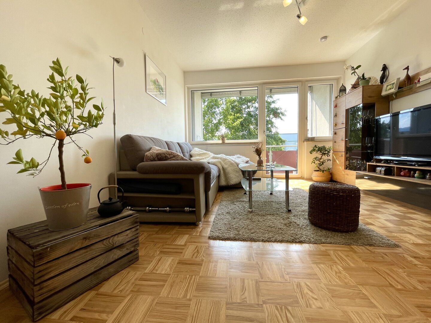 SCHÖNE & SONNIGE MIETWOHNUNG in schöner LAGE zwischen SEENÄHE und URBANER CITYLAGE mitten in WAIDMANNSDORF + MÖBLIERT