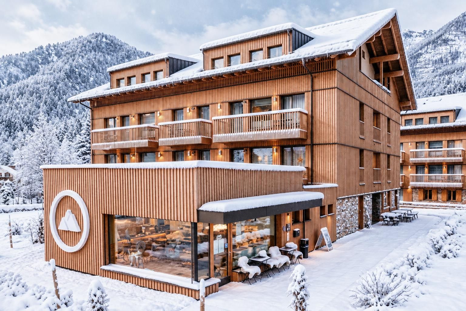 Dormio Aparthotel Hinterstoder: Typ D1 im 2. Obergeschoss - Ansicht 2
