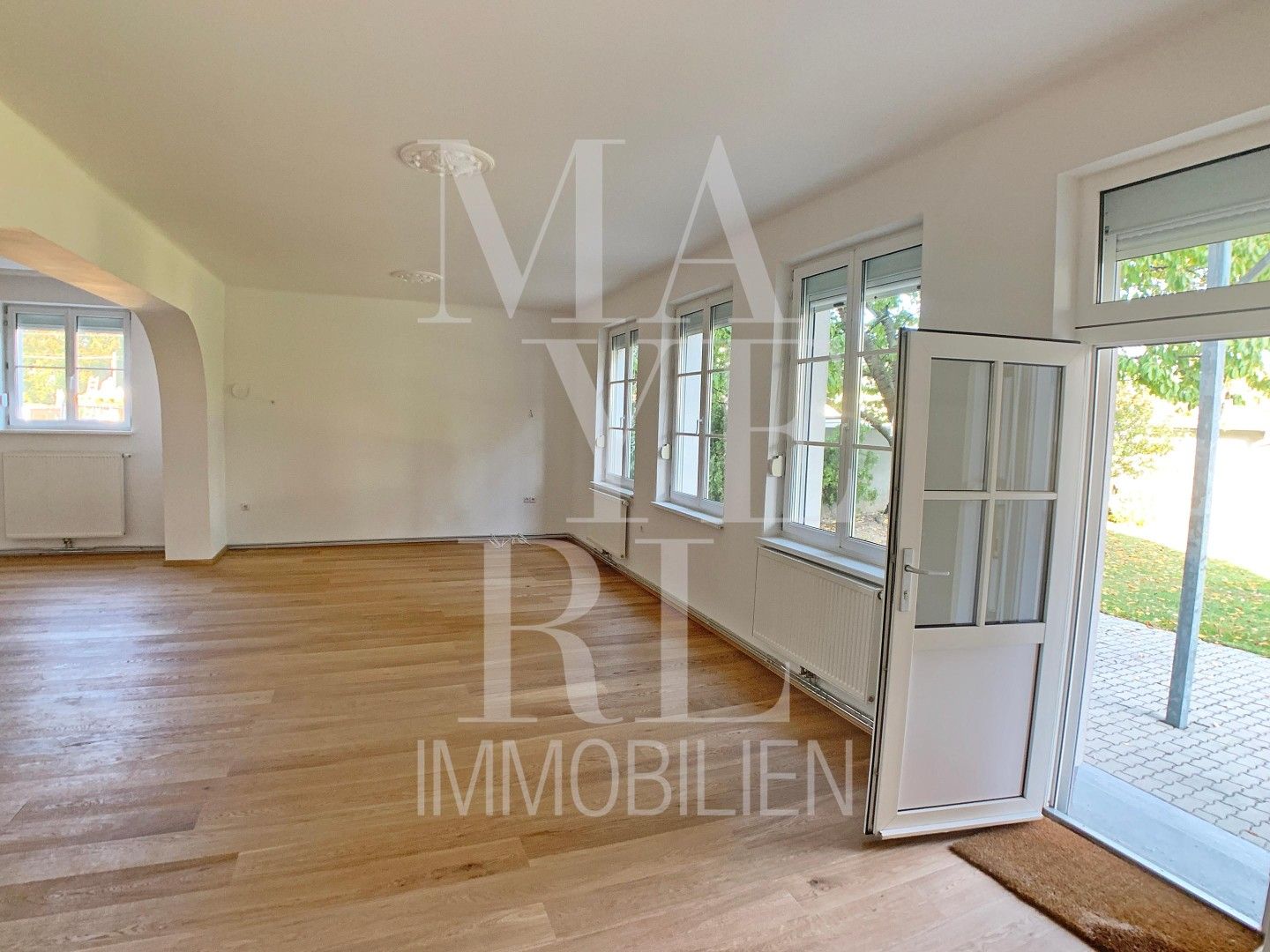 Neubauwohnung mit großer Gartenterrasse und Gartenbenützung, Grünruhelage