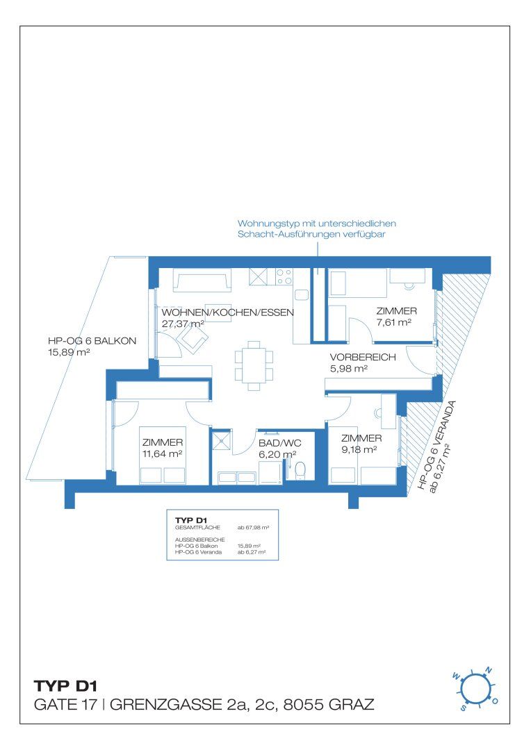 Wohnung – Graz - Ansicht 5