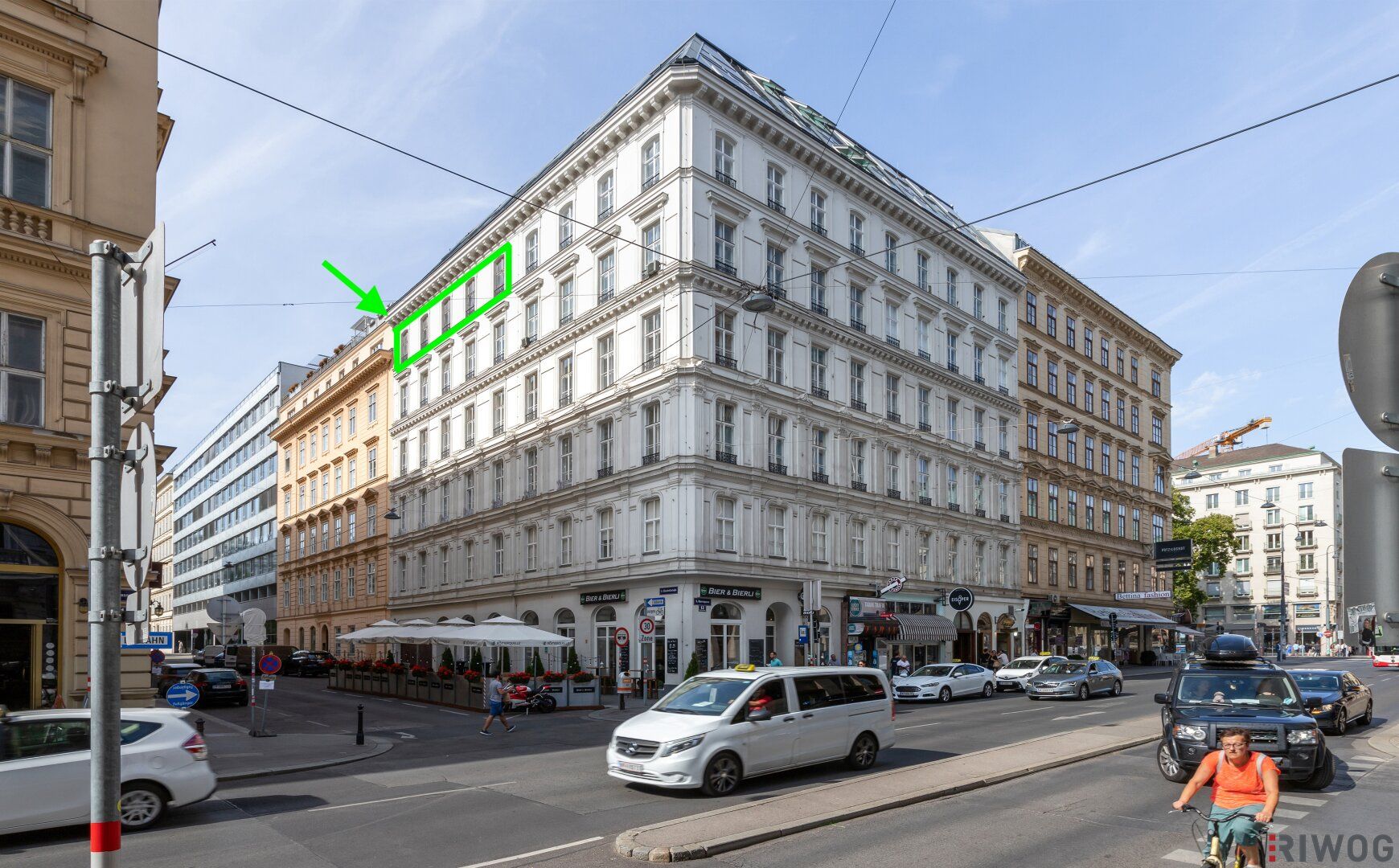 TOP-INVESTMENT IN DER OPERNGASSE/ELISABETHSTRASSE | Unbefristet vermietete Altbauwohnung | Geb. Jahr Mieter 1939 | 5. Stock