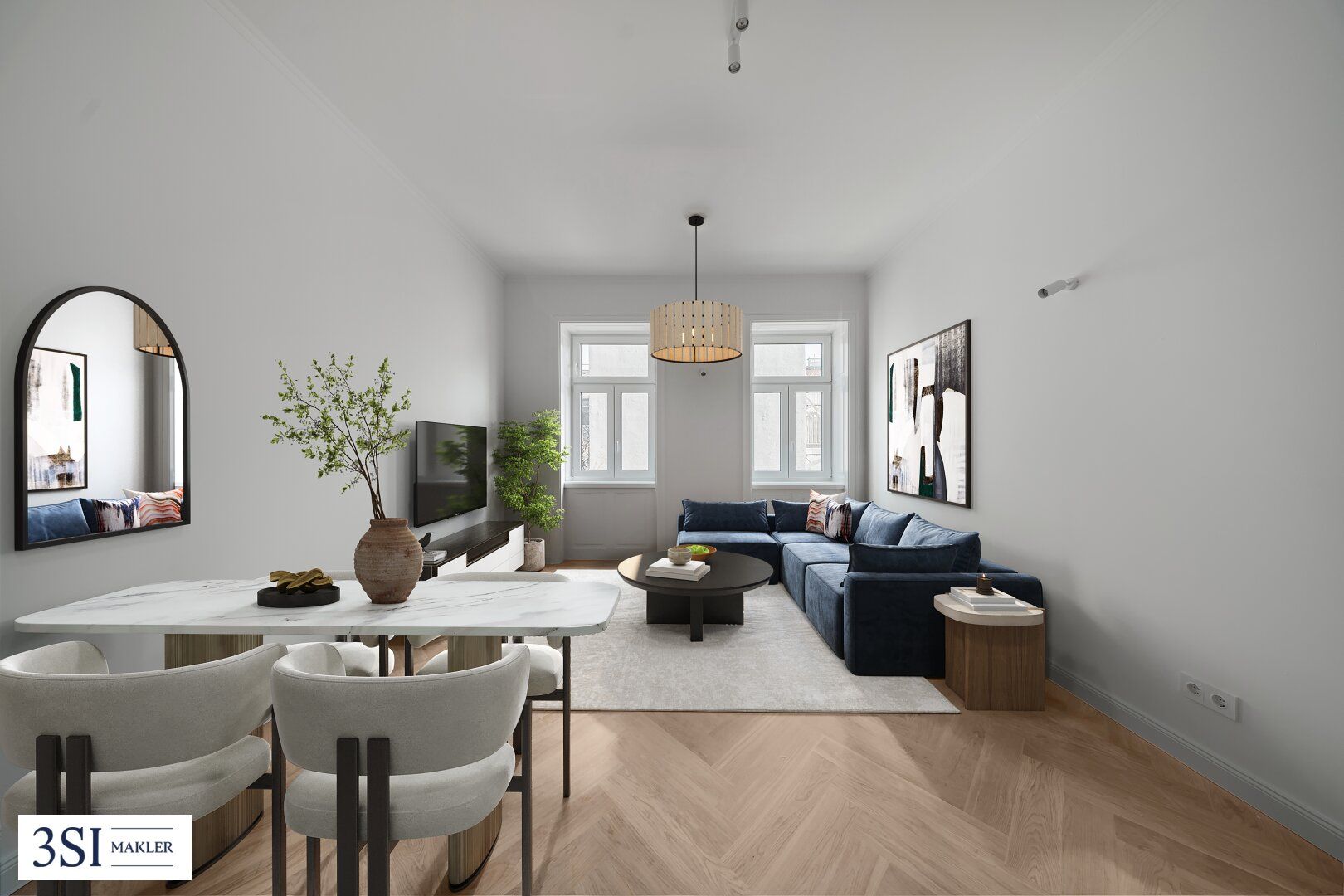 Stilvoller Altbau trifft modernen Luxus - Exklusives Wohnen mit Balkon