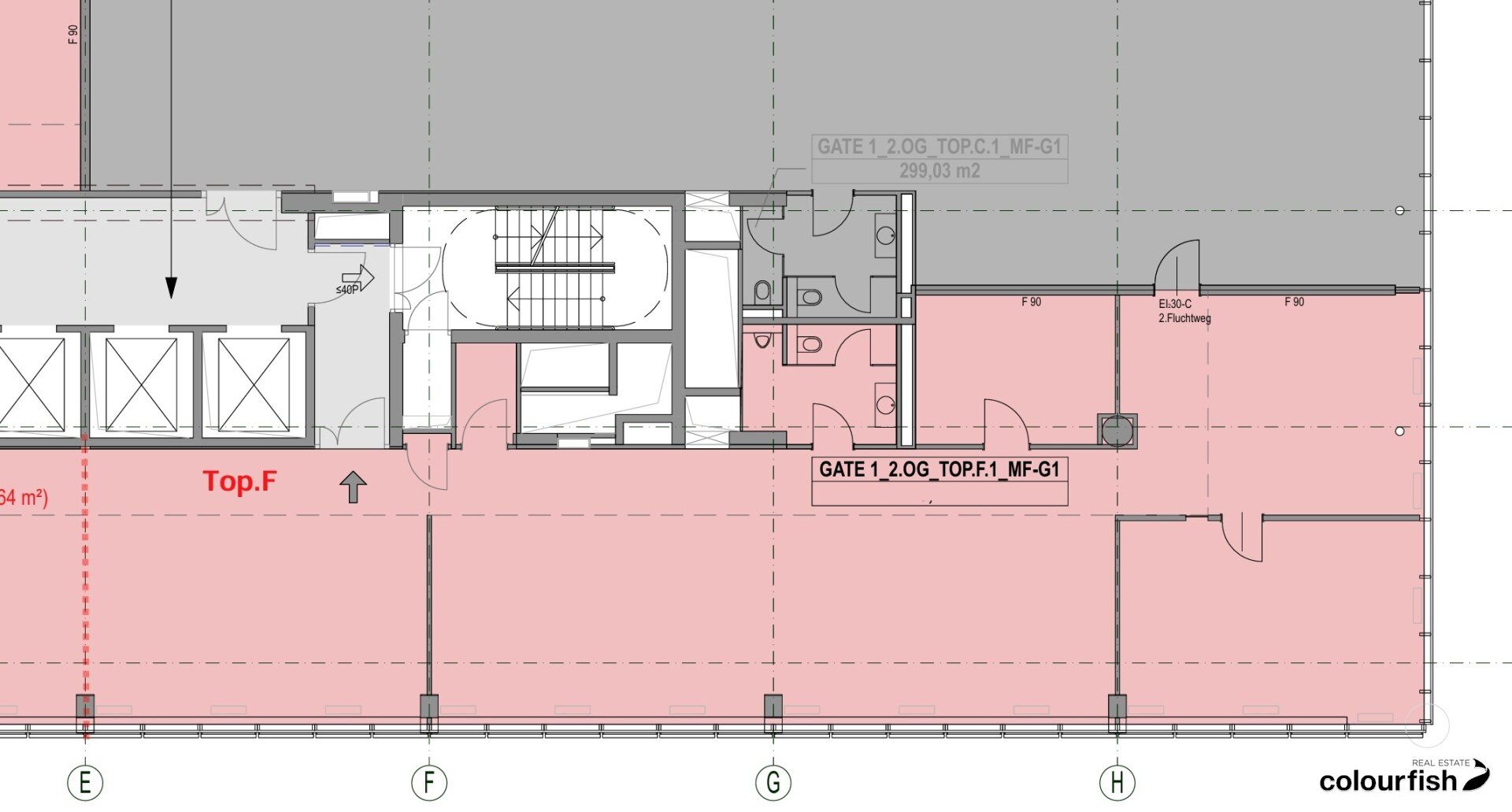 Büro mit Aussicht im attraktiven open-space Stil im Rivergate - Ansicht 4