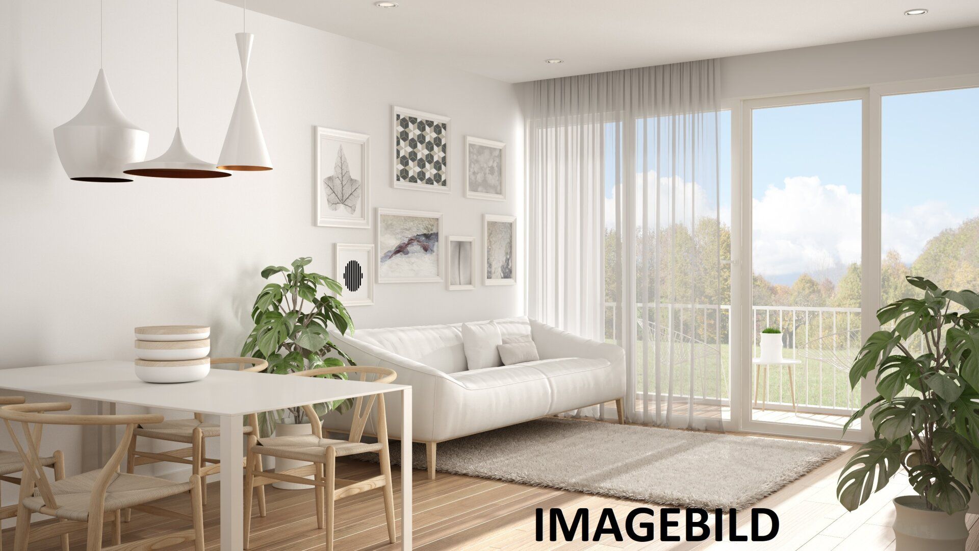 Coole 3-Zimmer-Terrassenwohnung mit eigenem Gartenparadies