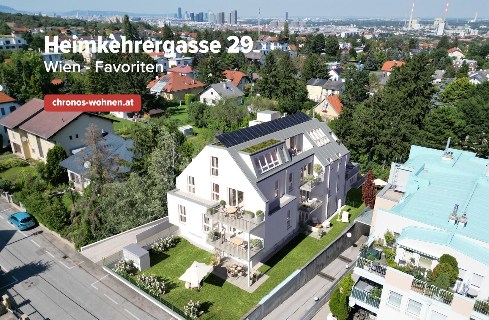 BAUBEGINN ERFOLGT! Neubauwohnung mit großem Südbalkon zwischen Löwygrube und Kurpark Oberlaa!