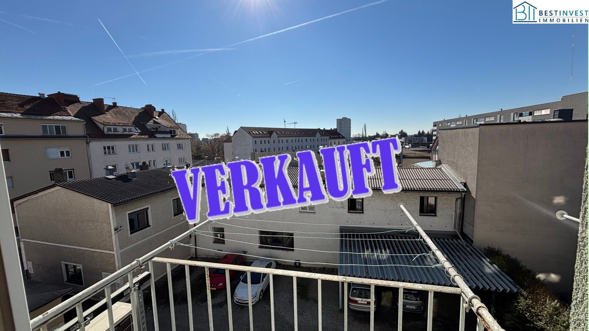 Wohnung mit Klimaanlage und Balkon | 2 Zimmer + Küche | FH&HBF Nähe
