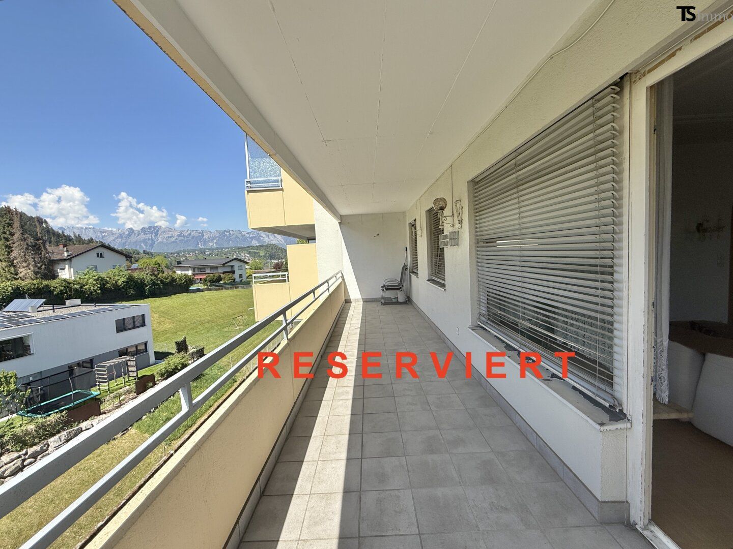 Frastanz: zentrale 4-Zimmer-Wohnung ca. 84 m2 mit Terrasse ca, 17 m2 und Ausblick ins Grüne