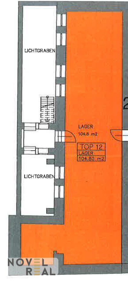 Attraktive Lagerfläche im 1. KG in 1050 Wien - Ansicht 3