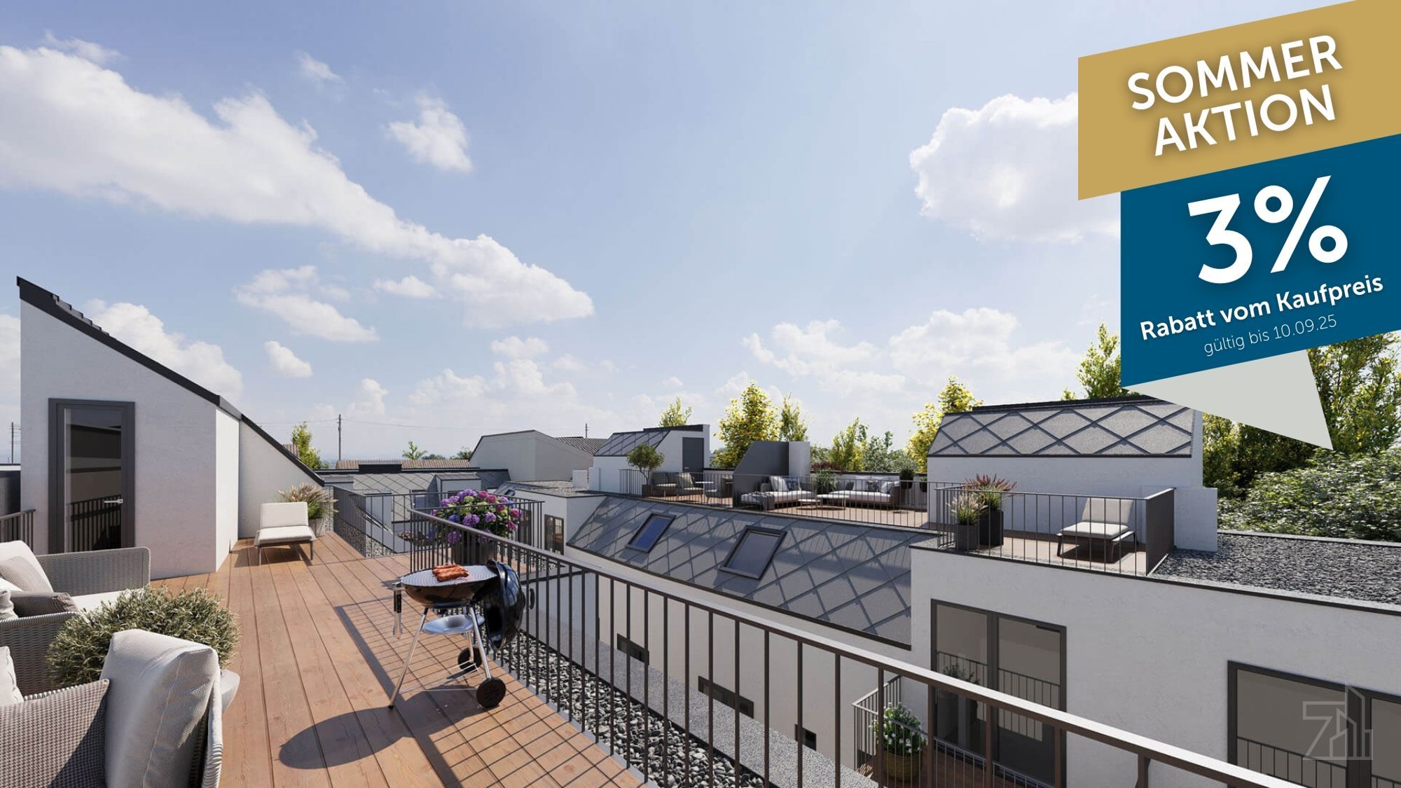 Modernes Townhouse mit 46m² Sonnen-Dachterrasse | Perfekt für Familien | 4 Zimmer