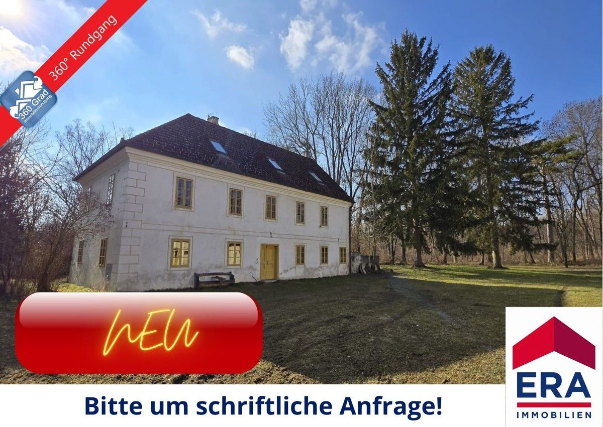 Rannersdorf KAUF - Beeindruckendes Herrenhaus/Mühle auf imposanten Areal eventuell Pferdeoase