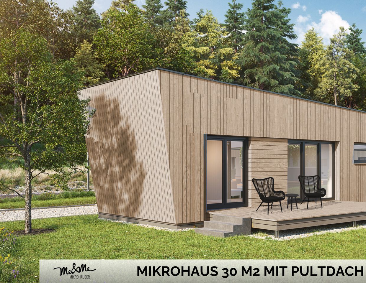 Dein ME & ME Mikrohaus 30 m2 Weniger ist mehr! Made in Austria! Auch mobil erhältlich