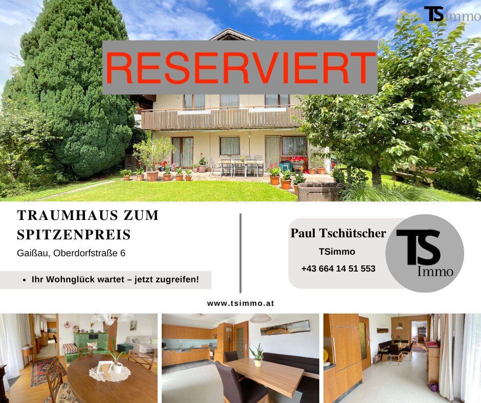 Ihr Traumhaus in Gaißau - Idyllisch, charmant und bezugsbereit!