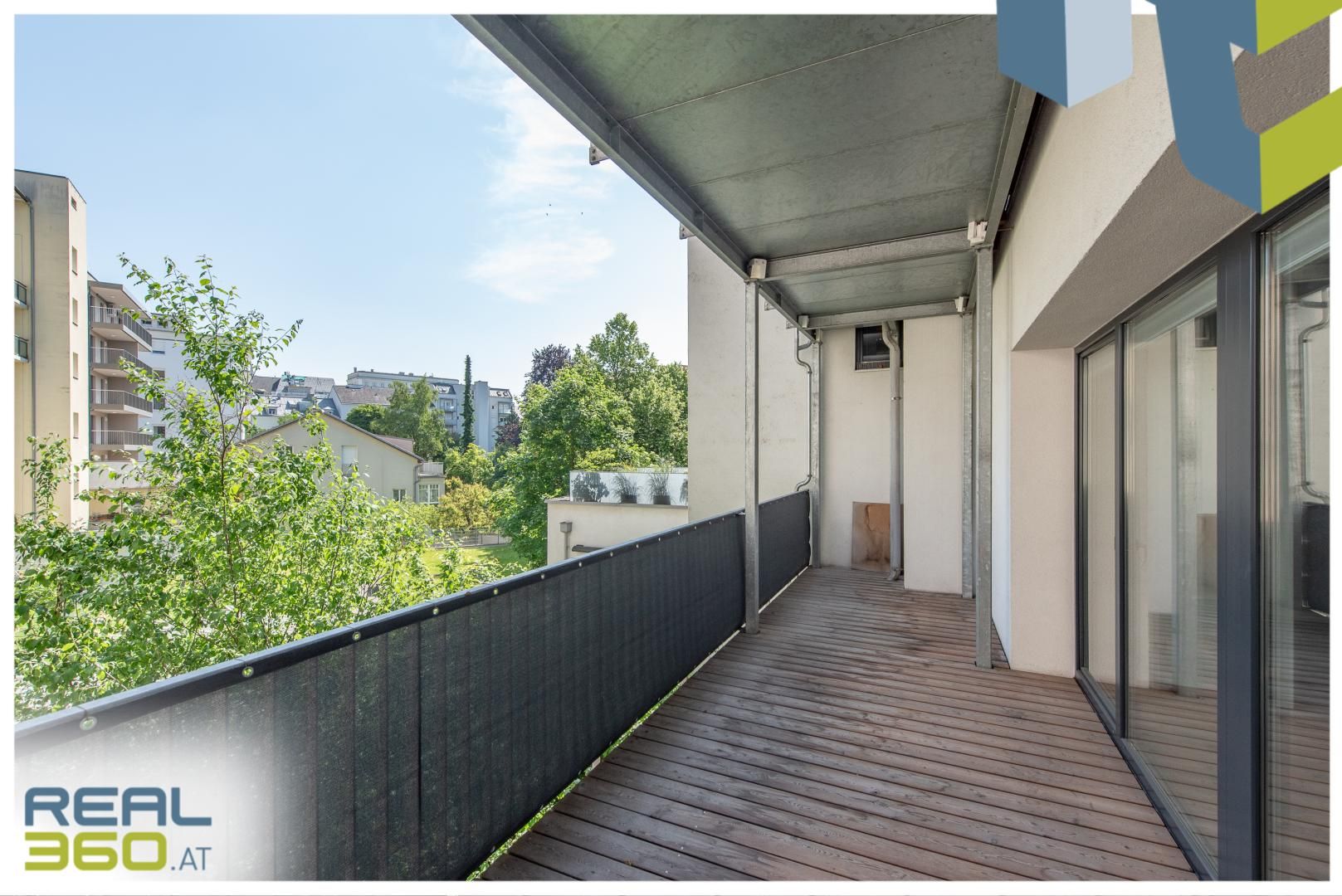 Innenstadt Linz | Single- oder Pärchenwohnung mit großer Terrasse