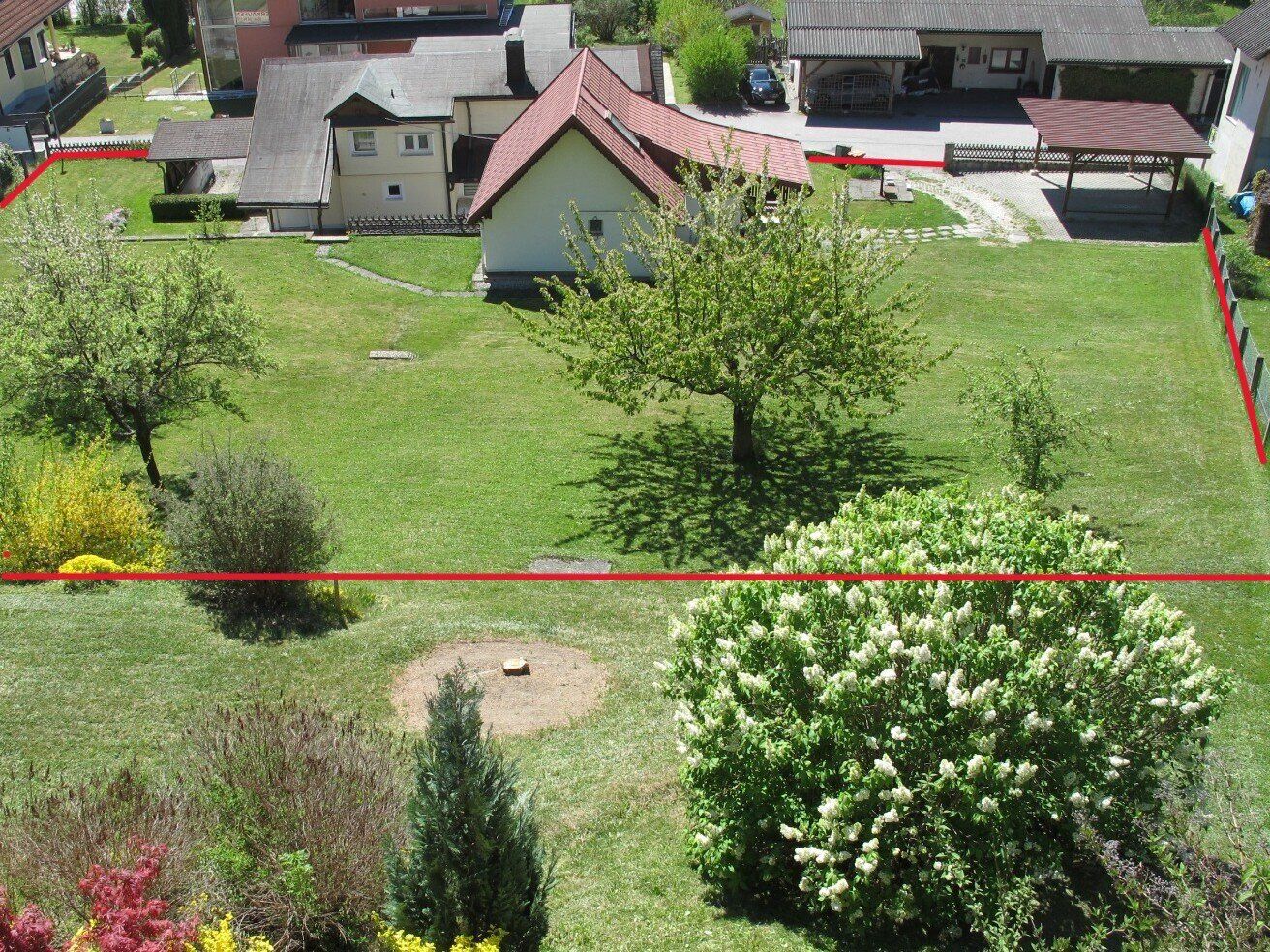 Bauland-Grundstück in bester Lage mit bestehendem Altbau - Ansicht 2