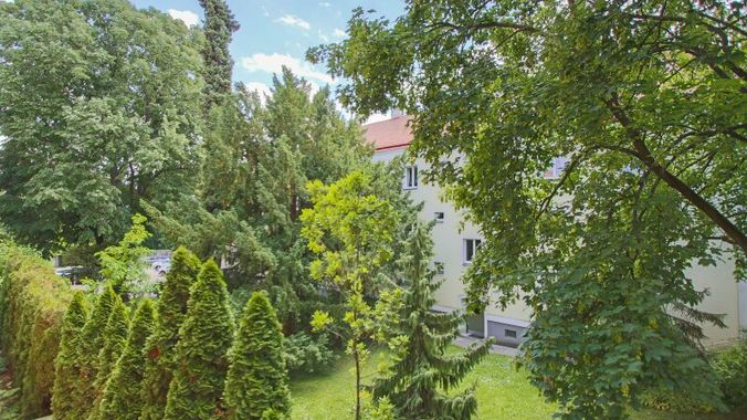 Ausblick vom Balkon