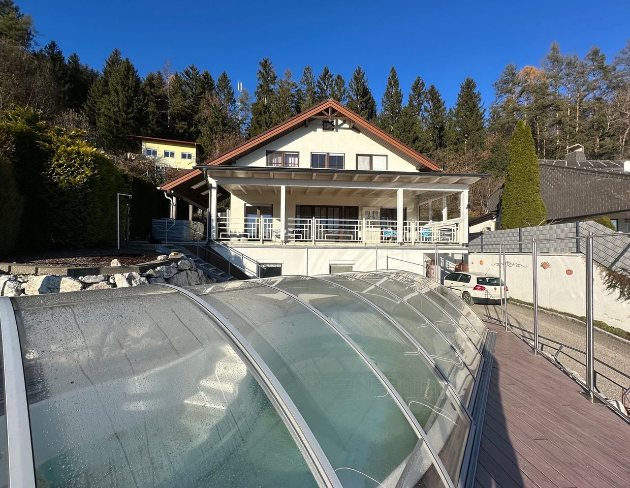 Gepflegtes Einfamilienhaus in sonniger Ruhe-/ & Aussichtslage von Völkermarkt