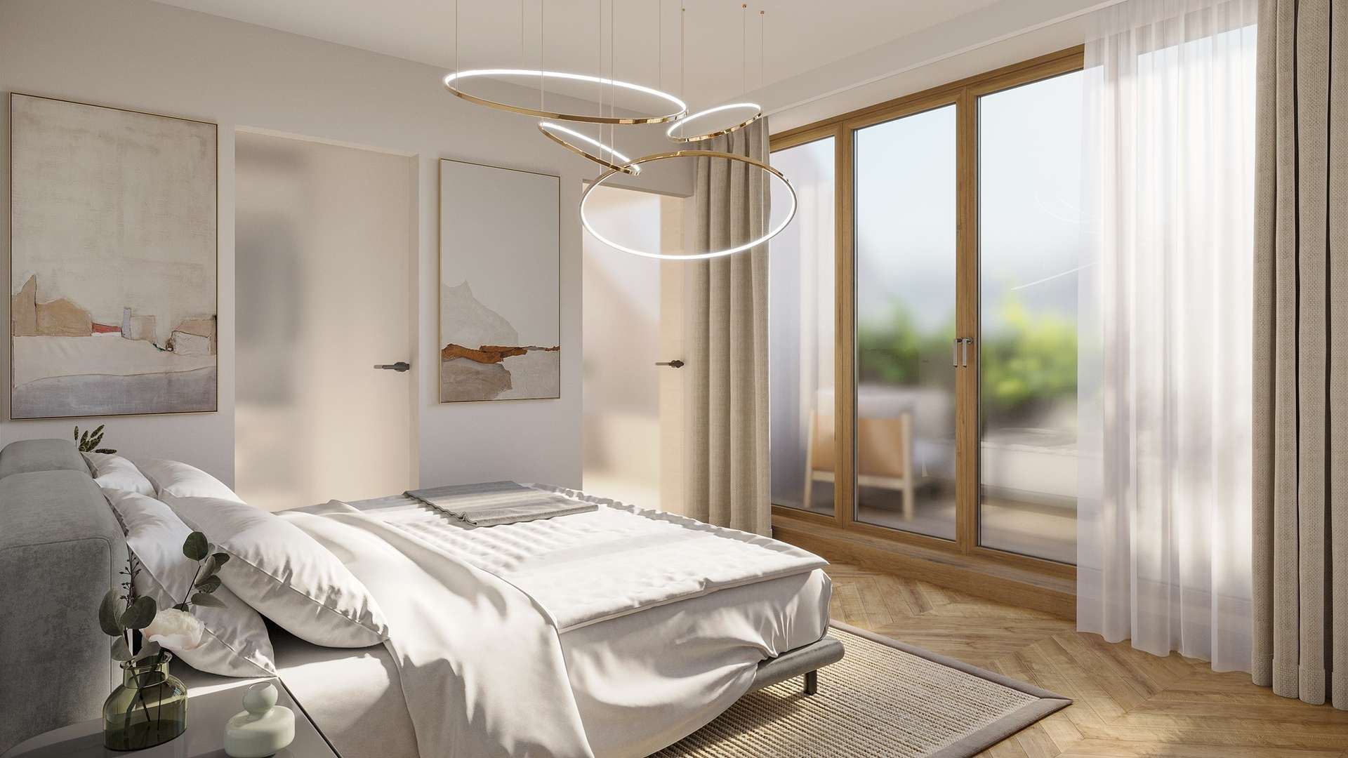 Hochwertige 3 Zimmer Wohnung mit Smart Home System mitten im vierten Bezirk