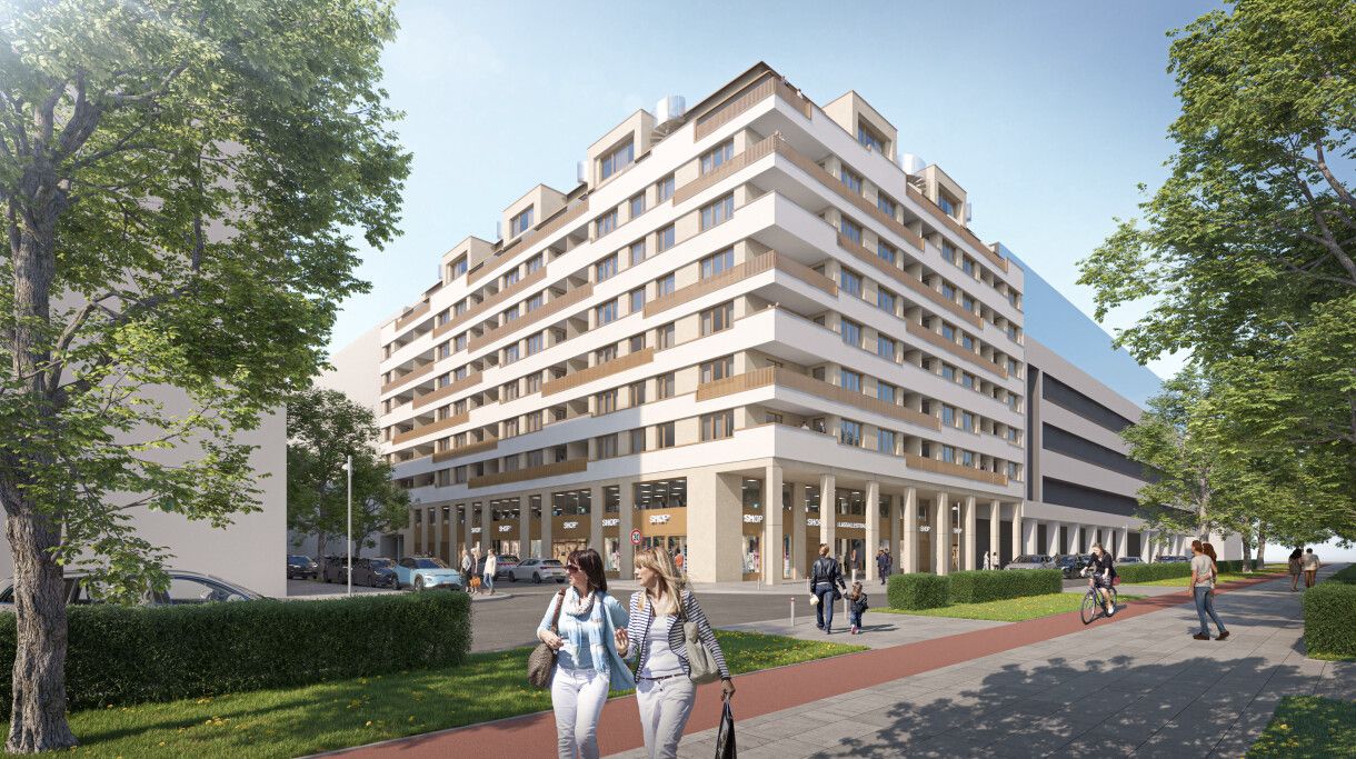 Erstbezug - Sonnige 2-Zimmer-Wohnung mit Loggia - zu mieten in 1020 Wien