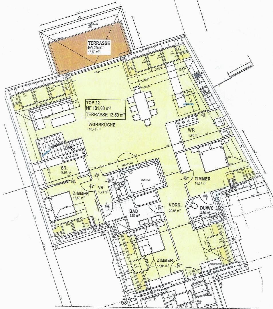 Traumhafte 181 m² gartenseitige  DGwohnung  mit Terrasse auf Wohnebene und 100 m² Gründachterrasse