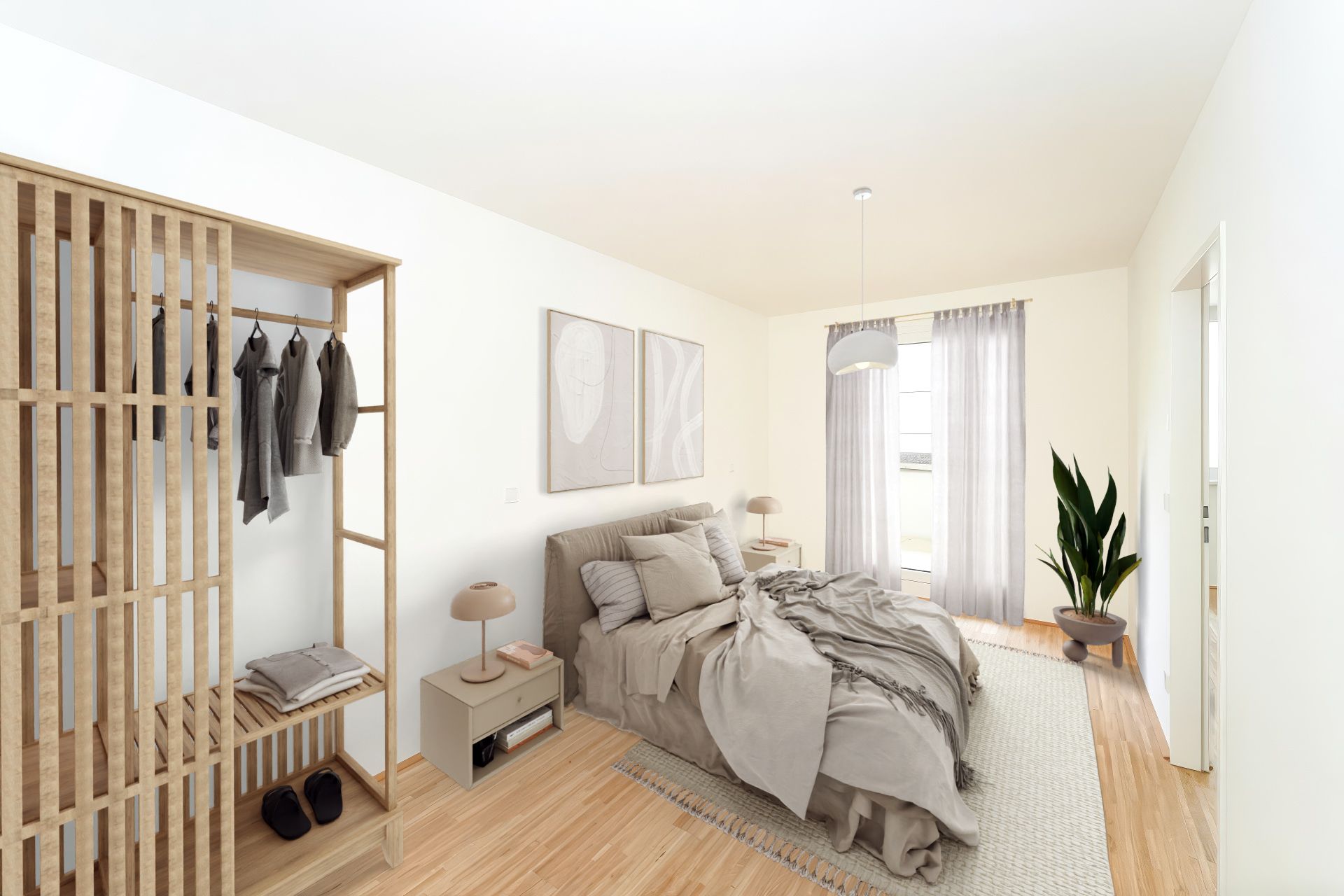 Drei-Zimmer-Dachgeschoßwohnung mit Balkon und Dachterrasse - Erstbezug - zu mieten in 1020 Wien