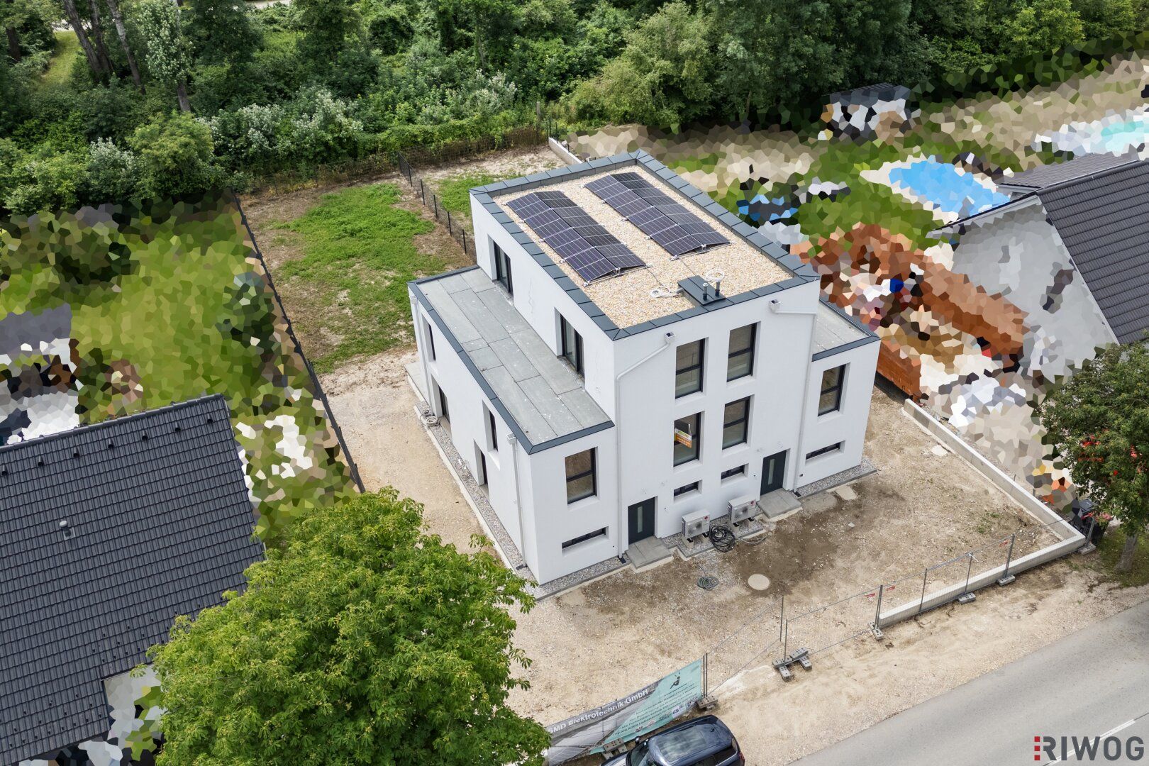 Exklusive Doppelhaushälfte-5 Zimmer-Modern+Seeblick-Nähe Tulln an der Donau