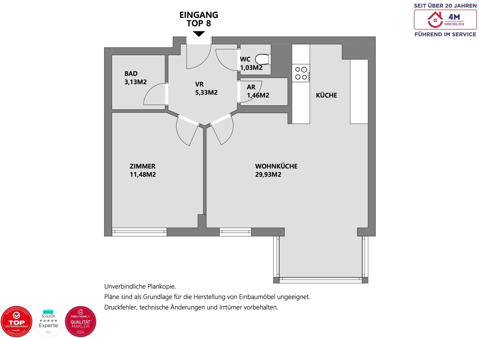 JETZT NEU: 2-Zimmer-Wohnung inkl. Garagenstellplatz im Bieterverfahren - Startpreis € 234.000!