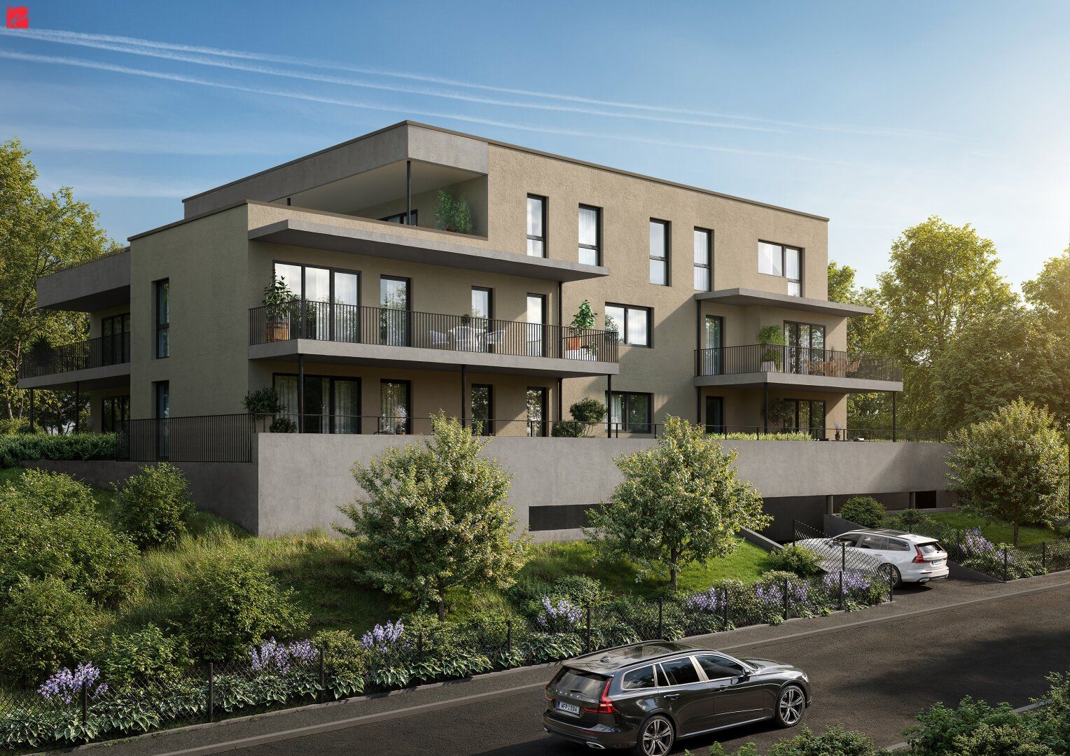 Wohnqualität auf hohem Niveau - Exklusive Neubauwohnung in begehrter Lage mit hochwertiger Ausstattung und großzügigen Außenflächen