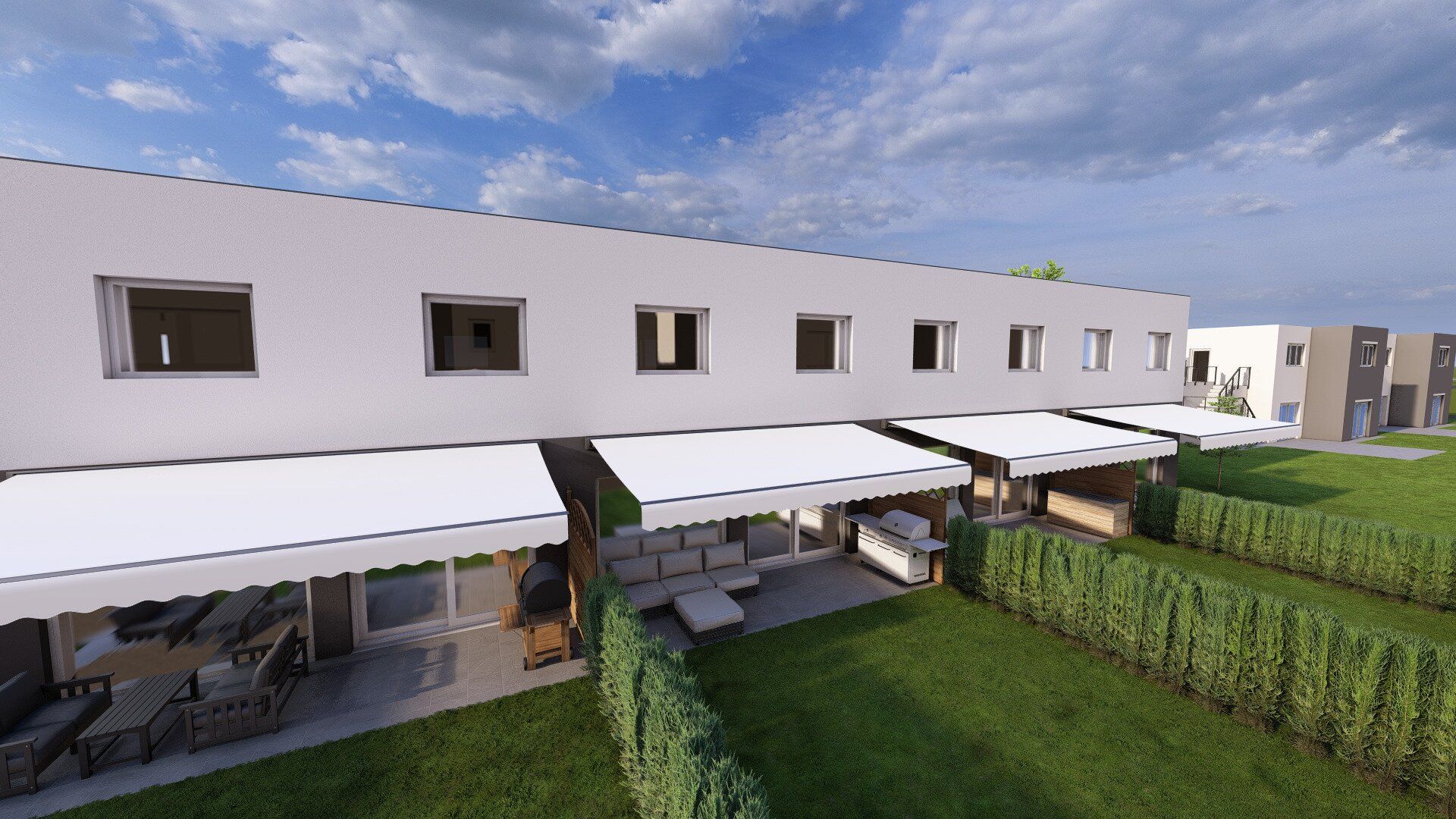 ++Judenburg: Hochwertiges Reihenhaus mit 120m² Wohnfläche, Garten, Terrasse und Carport++ - Ansicht 2