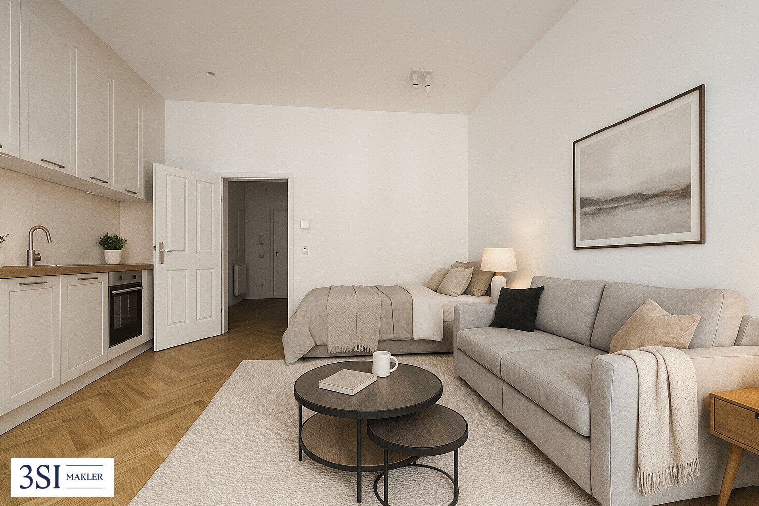 Klein, fein, erstklassig - 1-Zimmer-Wohnung im stilvollen Altbau
