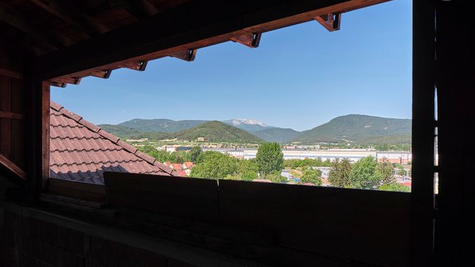 Ausblick Dachboden