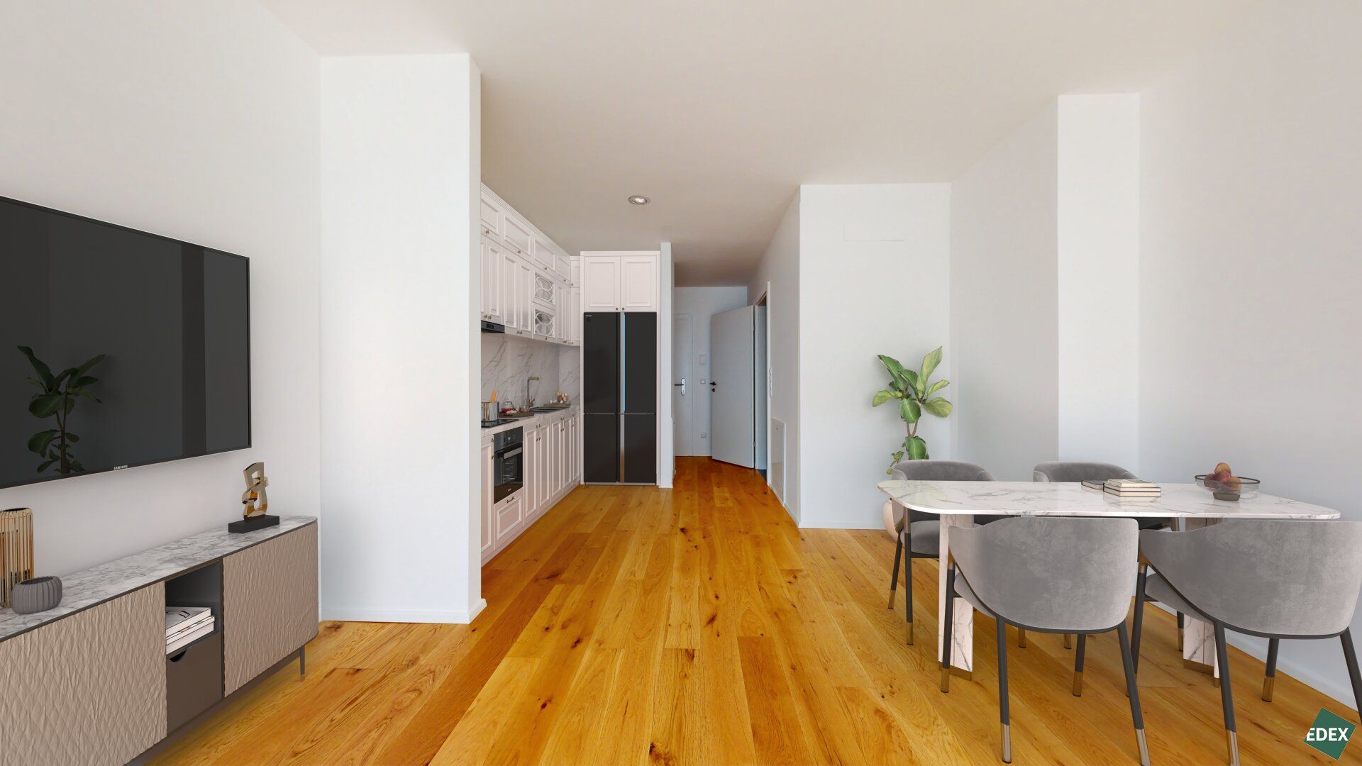 Modern top floor appartment with a terrace in a quiet location