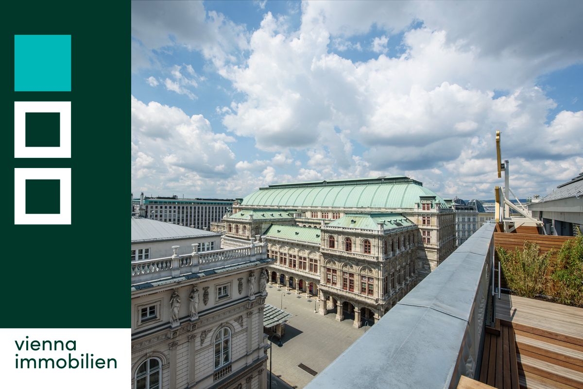 Penthouse mit Blick auf die Staatsoper