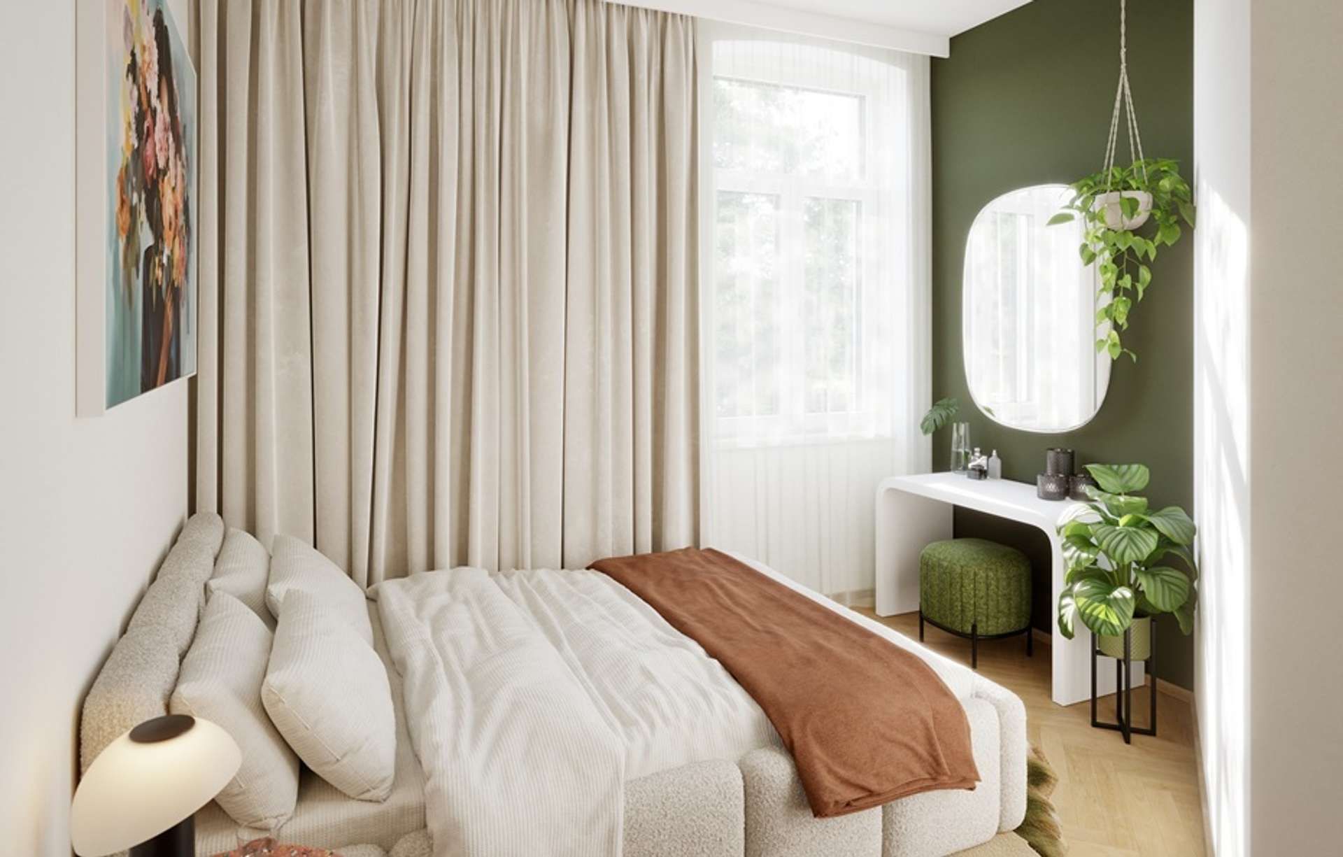 Zwei Zimmerwohnung mit abgetrennter Küche nahe Schloss Schönbrunn