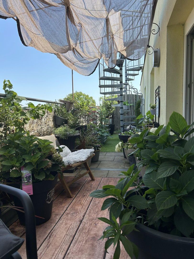 Penthouse mit Blick auf den Bisamberg