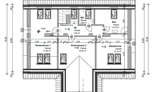 Plan_DG_Auszug Ausführungsplan_Hinterbrühl_März 2019