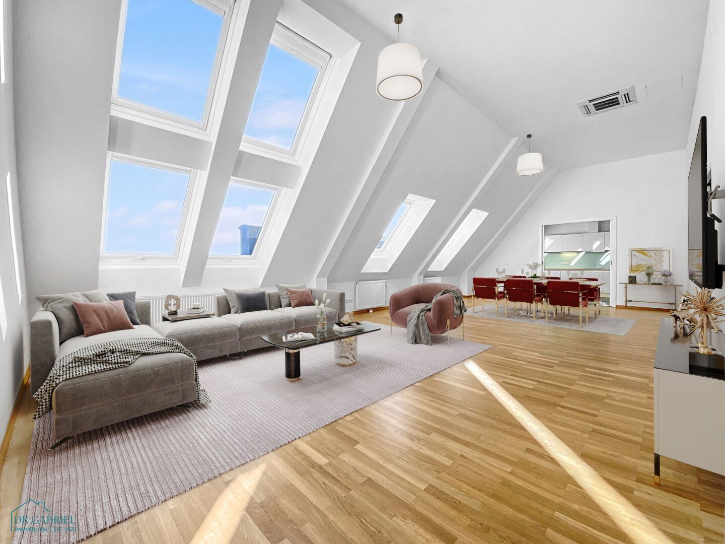 GROSSZÜGIGE DACHTERRASSENMIETE